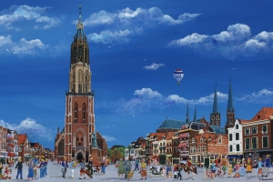 FB Markt Delft 33 x 53 cm
